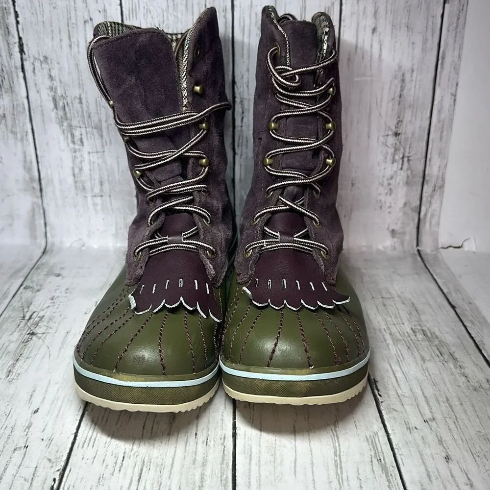 Sorel Women's Tivoli Camp 18 Purple‎ Winter Snow Duck Boots NL1703-603 size 8